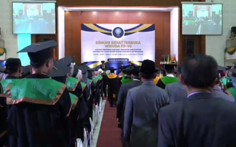 wisuda ke-91 UIN SGD Bandung, Sabtu, 27 Mei 2023/dok.ekpos.com